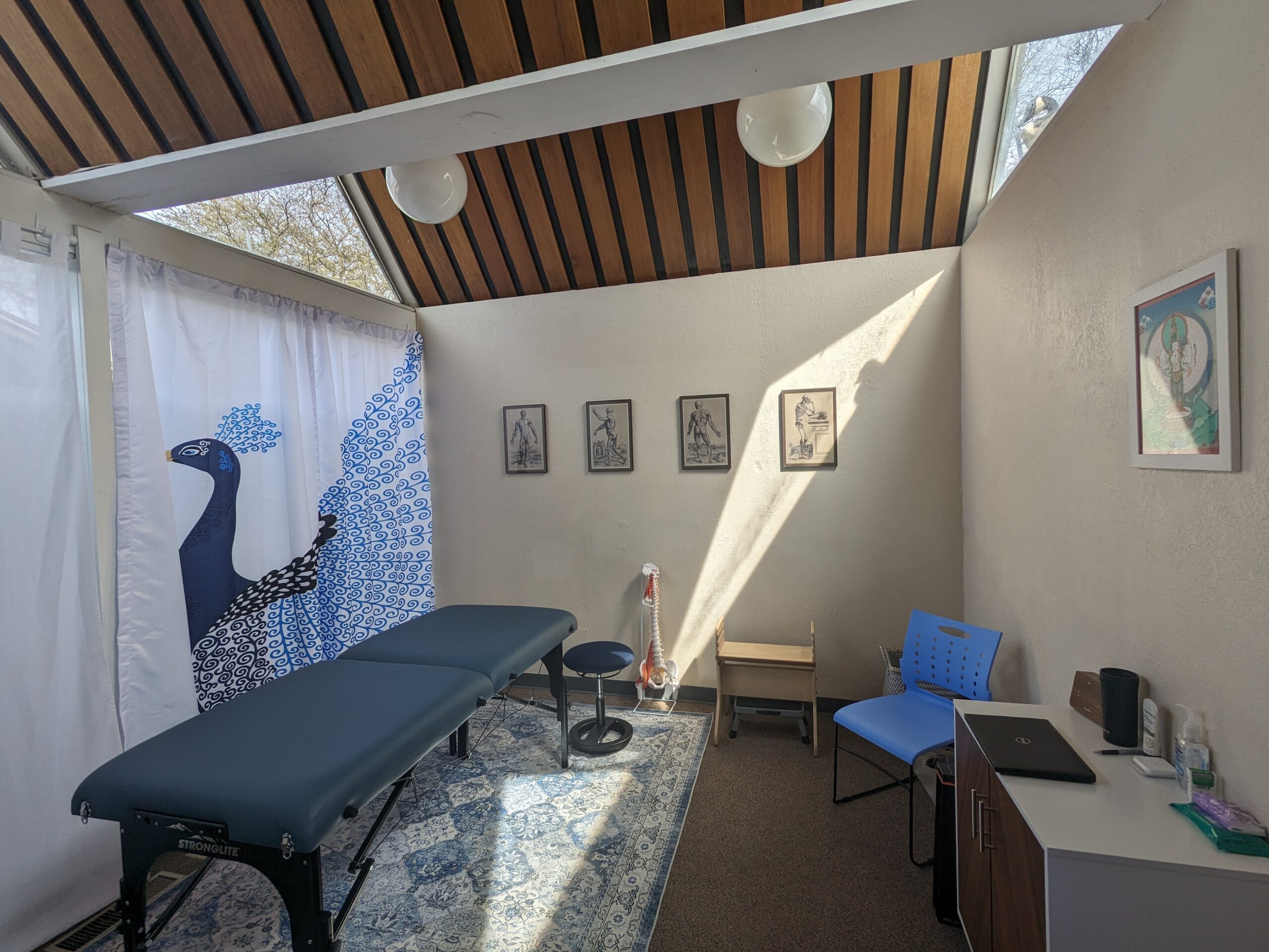 A picture of the office at Somatic Education Rolfing on a sunny day.